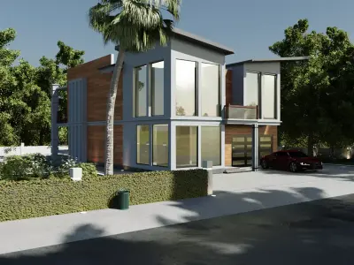 modern house 3D model