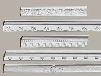 Plaster moulding  3D model