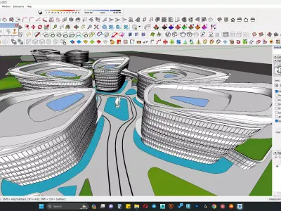 CONTEMPORARY 3D MODEL  3D model