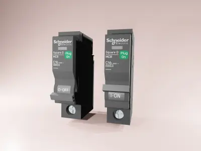 circuit-breaker C16 3D model