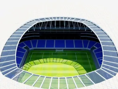 VTB Arena - Moscow Low-poly 3D model