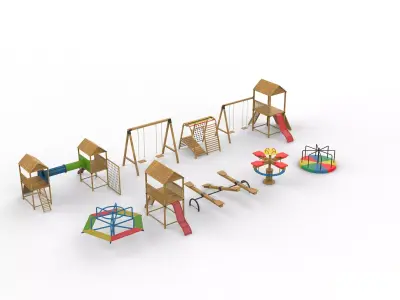 Playground pack 3D model