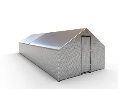 Chicken Coop Large Metal Chicken Coops House 3D model