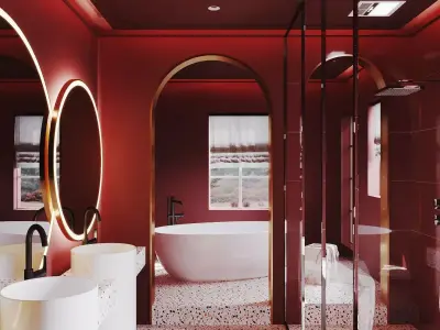 Bathroom Scene 23 for Unreal Engine 3D model
