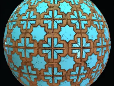 Tile persian Texture