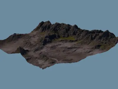 TERRAFORM Coastal 10 Low-poly 3D model