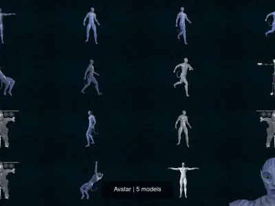 Avatar 3D Model Pack