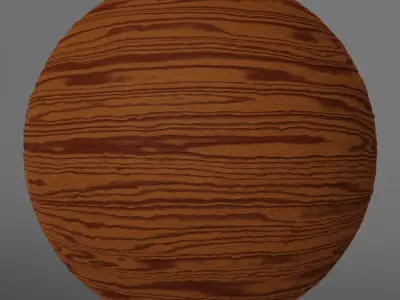 Seamless PBR Wood - Walnut Light 005 Texture
