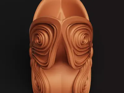 Butterfly Wing Artistic Vase -  Aesthetic Flower Pot - Planter 3D print model