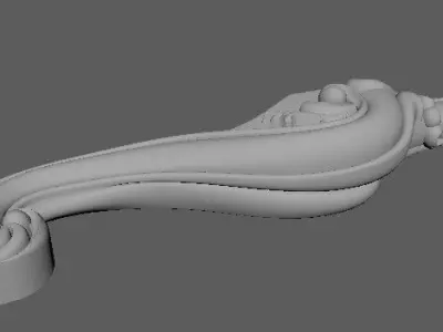 sofa leg 3D model