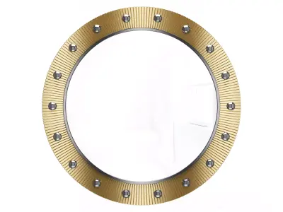 Mirror in a metal frame GZ-M1042 3D model