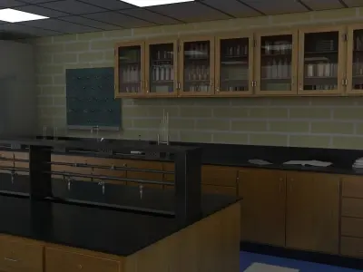 Science Laboratory 02 3D model