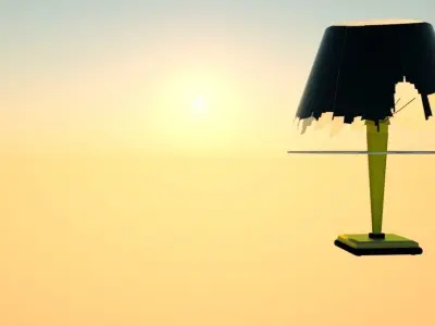 modern desklamp  3D model