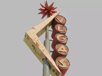 Sign Vegas 3D model