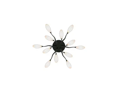 Vintage Chandelier 3D Model Low-poly 3D model