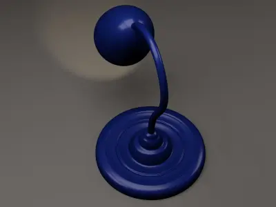 3D Lamp table Low-poly 3D model