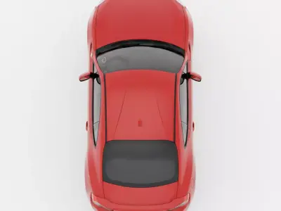 High Fidelity Toyota GT86 Sports Coupe Low-poly 3D model