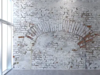 brick wall with arch 59 Texture