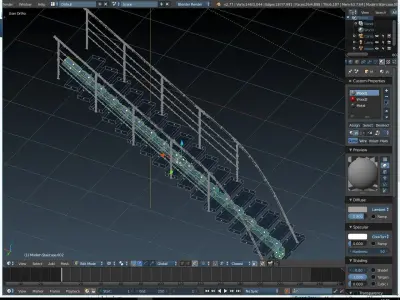 Staircase stairs Free 3D model purchase
