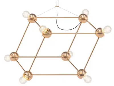 Molecule Gold 3D model