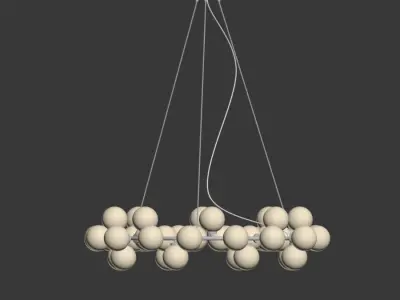 Chandelier Inflora 45 plafonds  3D model