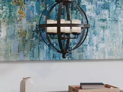 Ceiling Lamp 38 JV01 3D model