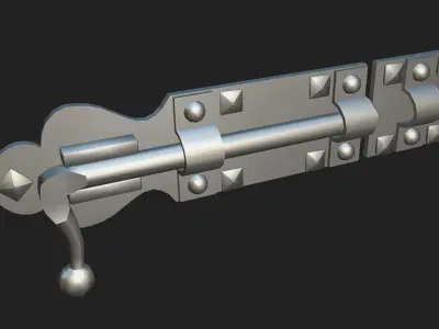 Lock 21 Low-poly 3D model