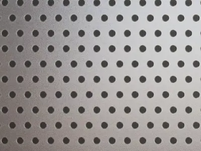 White Painted Diamond Plate Metal PBR SEAMLESS Texture