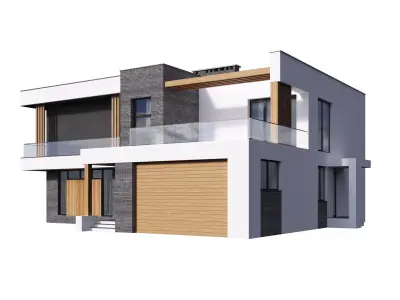 Villa 05 House Cottage Home Building 3D model