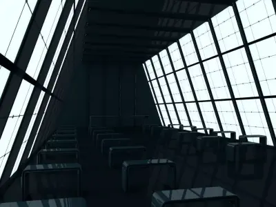 Sci Fi Interior 3D model