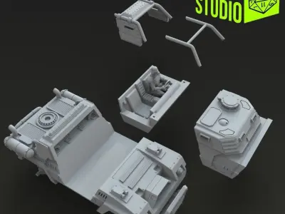 Lycan Assault Truck 3D print model