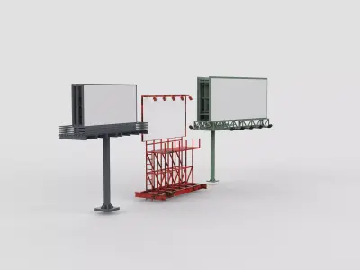 billboard set  3D model