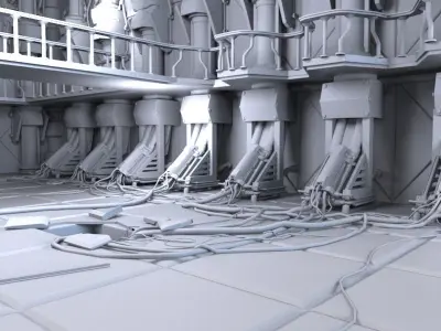 Abandoned Laboratory 3D model
