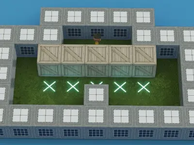 15 Levels Pack Low-poly 3D model