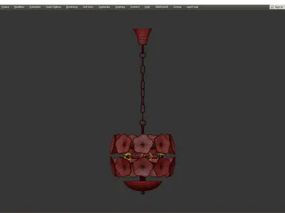 Leighton Small Chandelier Low-poly 3D model