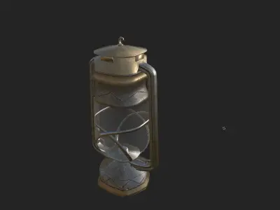 Lantern Low-poly 3D model