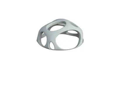 SciFi Cube Object No 53919 Low Poly Shape Low-poly 3D model