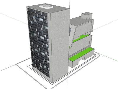 vacation spot-Resort-Fashion Leisure Hotel-0129 3D model