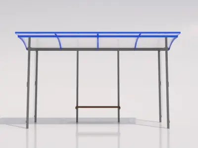 MMCite Skandum 110a Bus Shelter 3D model