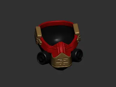 helmet high poly sculpt 3d printable  3D model 140
