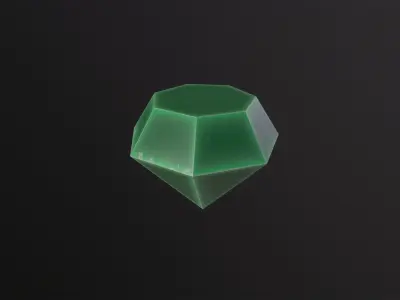 Crystal 3D Model Low-poly 3D model