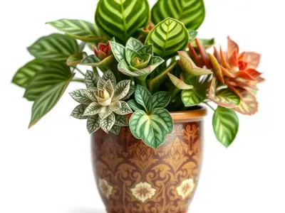 Decorative Potted Plant model pack Low-poly 3D model