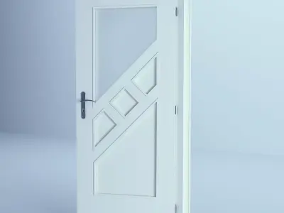 White Door 52 3D model