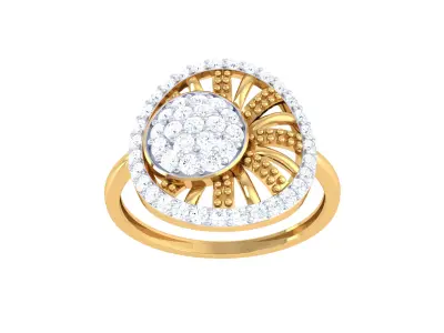 Women Ring  Render 3dm STL OBJ FBX Details 3D print model 294