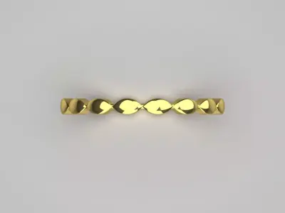 Endless Ring Design Gold stl Ring Model gr0133 3D print model