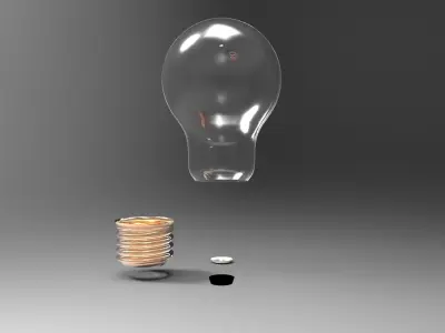 Lightbulb light bulb Free 3D model