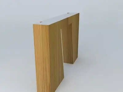 SLANTED DOORWAY Free 3D model