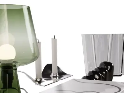 Living Decoration Set Alvar Aalto 00 Free 3D model