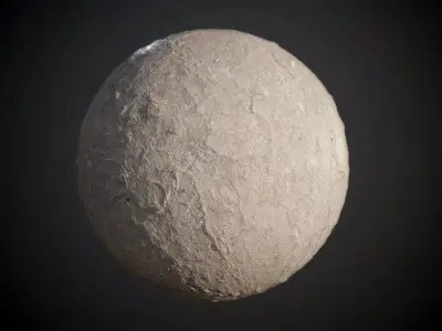 Concrete Wall Cracked Rough Damaged Seamless PBR Texture  Texture