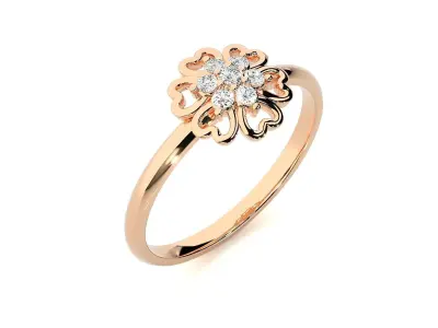 Women ring 3D print model 80